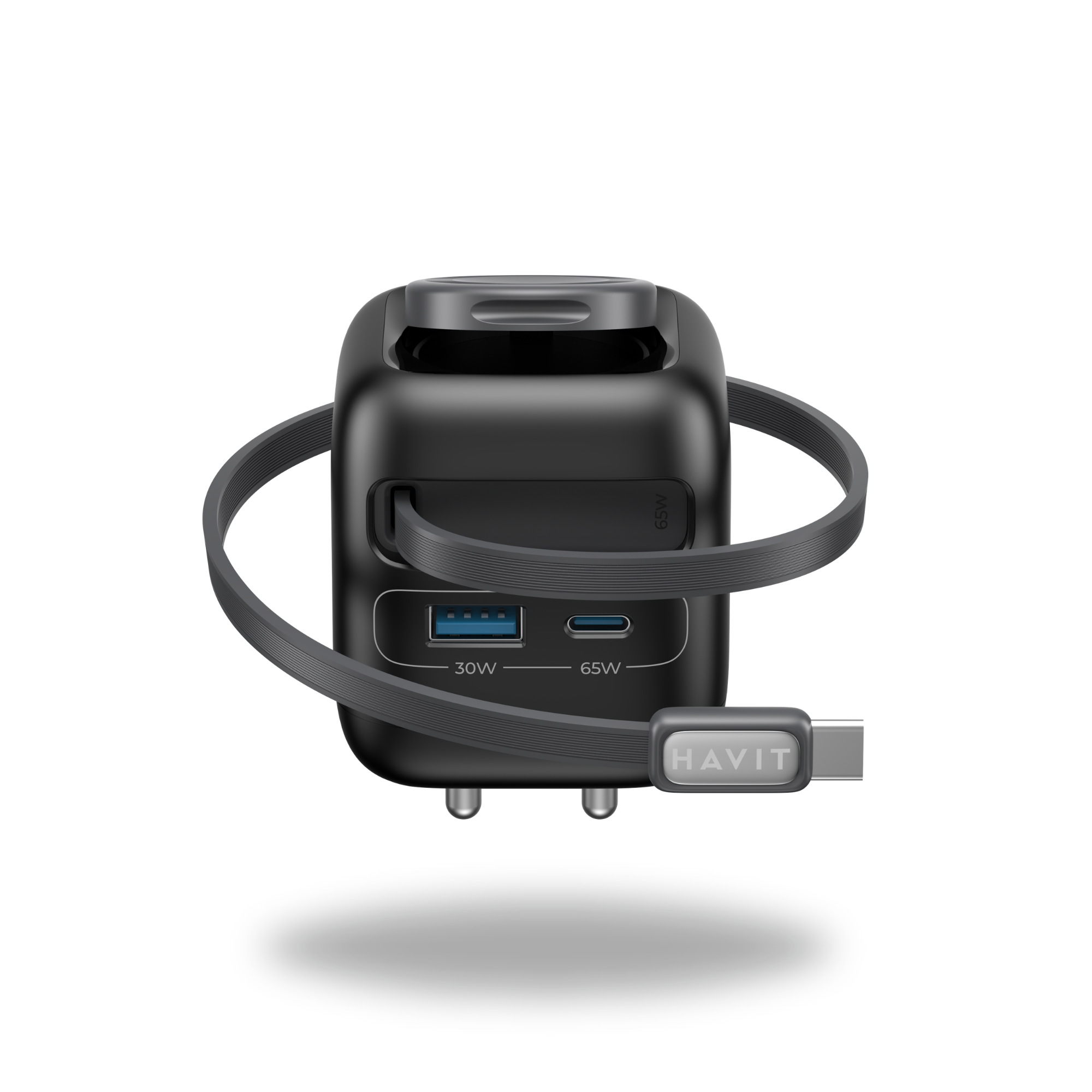 Havit 65W Dual Port Wall Charger (USB-A + USB-C)