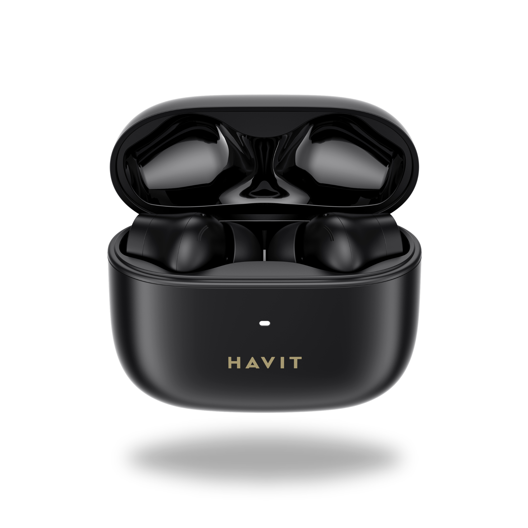 HAVIT True Wireless Bluetooth Earbuds with Portable Charging Case Black