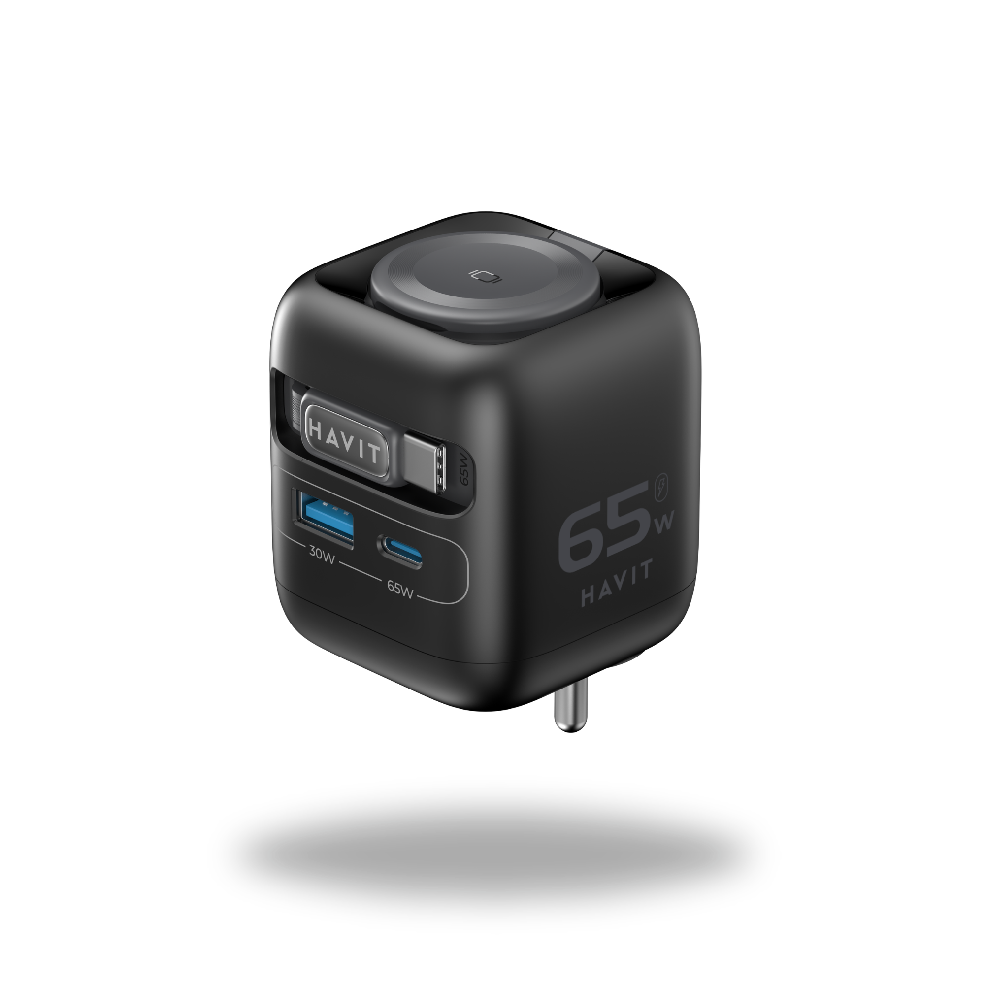 Havit 65W Dual Port Wall Charger (USB-A + USB-C)