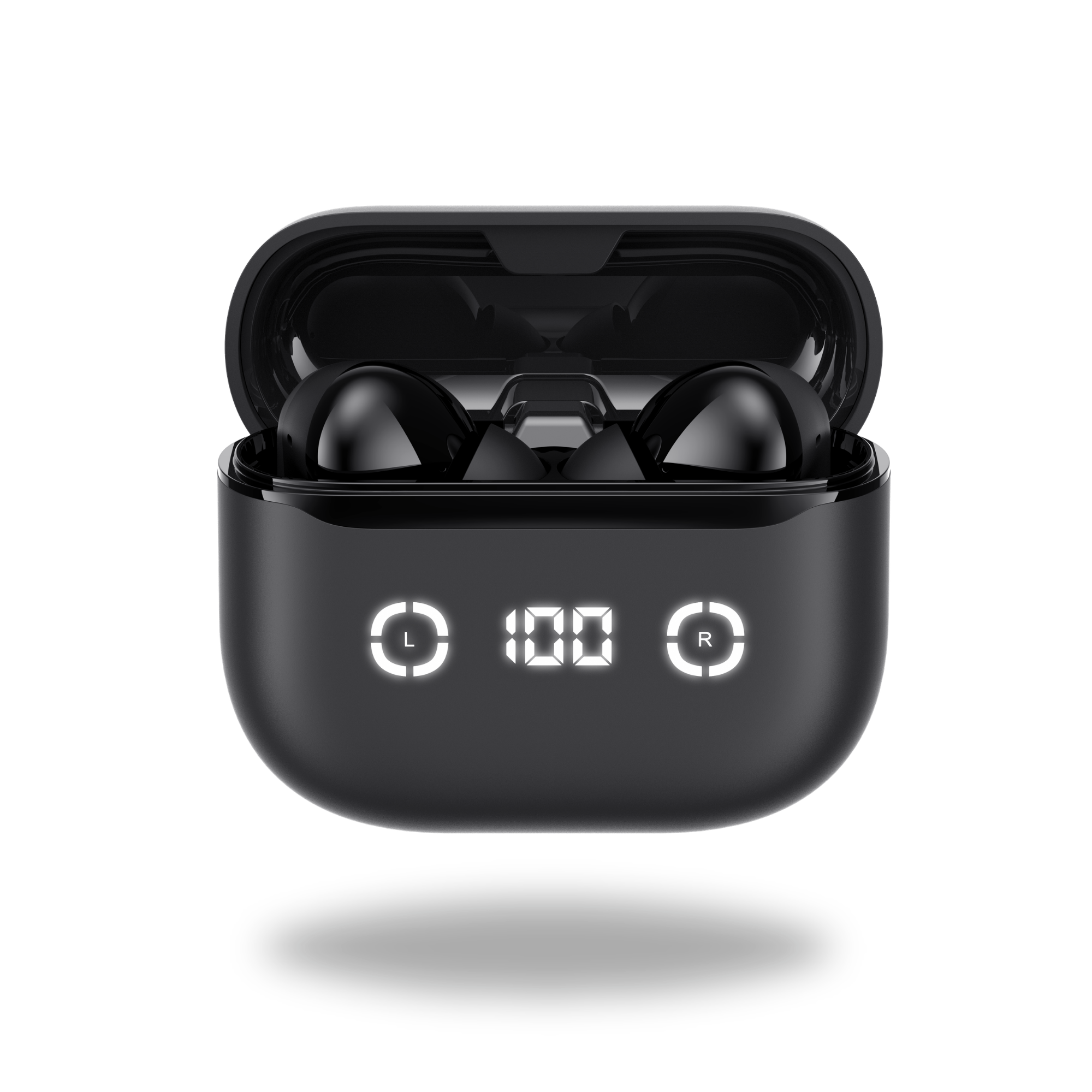 HAVIT Wireless Bluetooth TWS Earbuds LED Display Case Deep Bass Black