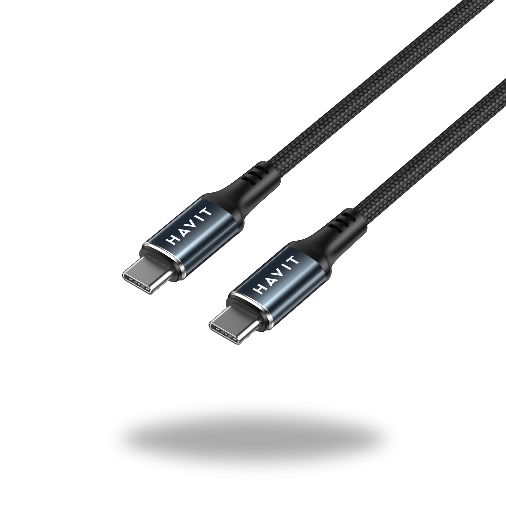 HAVIT CB6310 USB-C to USB-C PD60W Fast Charging Nylon Braided Cable (1m)