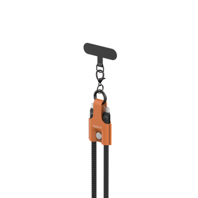 HAVIT Keychain USB Type-C Fast Charging Cable – Portable Braided Cable