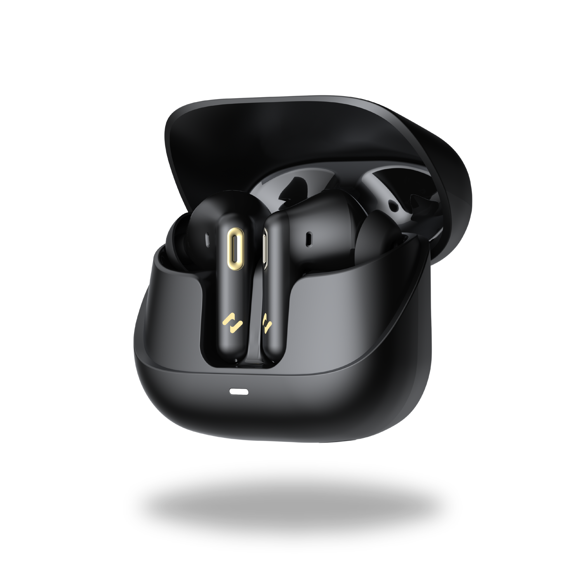 Wireless Bluetooth Earbuds with Charging Case – Black