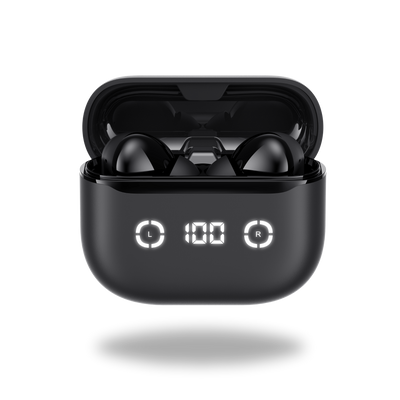 HAVIT TWS Wireless Earbuds TW984 with LED Display Case  ANC, ENC Calls, Deep Bass, 24H Playtime, Multipoint | Black