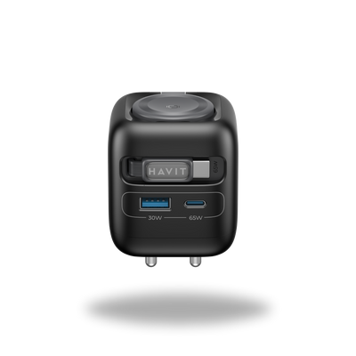 Havit 65W Dual Port Wall Charger (USB-A + USB-C)
