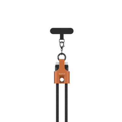 HAVIT Keychain USB Type-C Fast Charging Cable – Portable Braided Cable