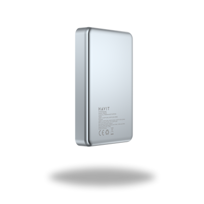 HAVIT Fast magnetic charging with power bank for smartphone and smartwatch devices.